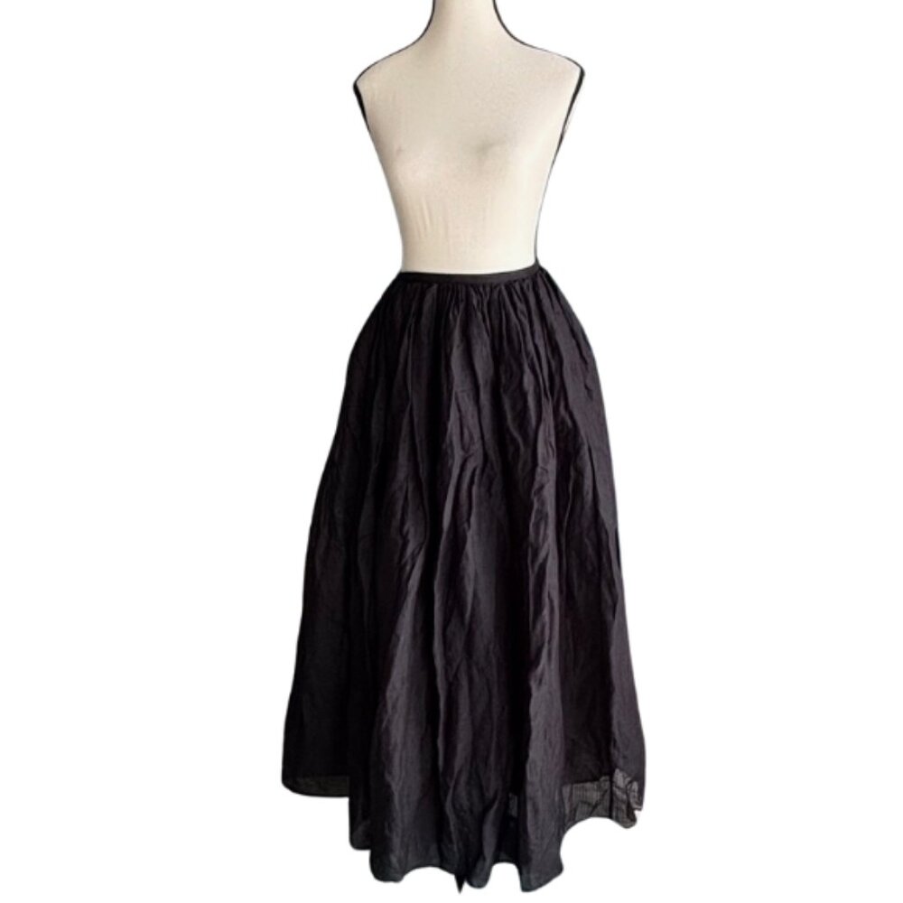 H&M GORGEOUS LONG BLACK SKIRT, SZ. 10